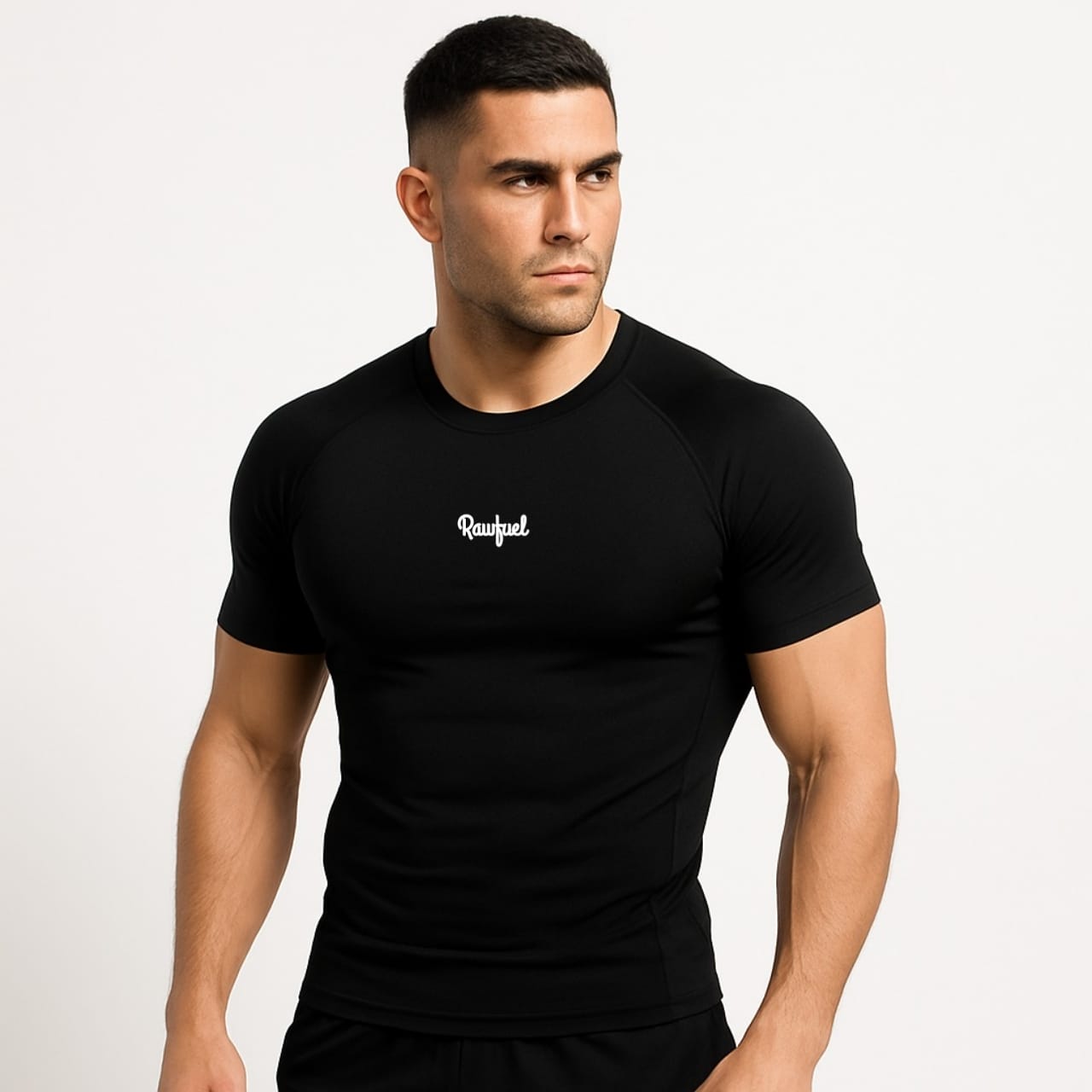 Rawfuel Half Sleeves Compression t-shirt