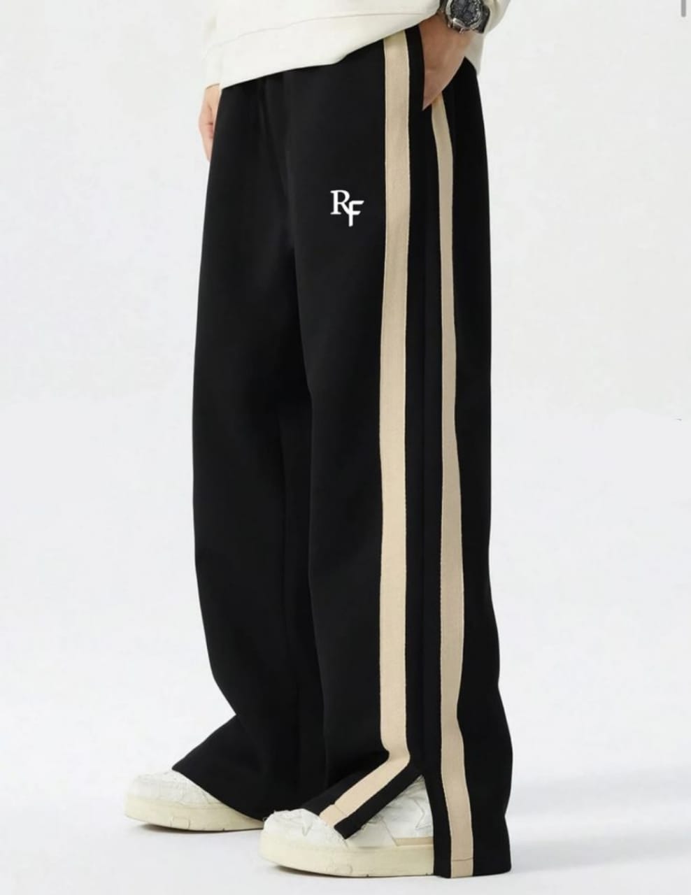 Dubletape Black Baggy Fit Jogger